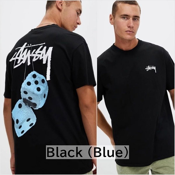 ステューシー ダイス tシャツ 偽物 Fuzzy Dice Tee 半袖 ロゴ Tシャツ 8色 suw50963